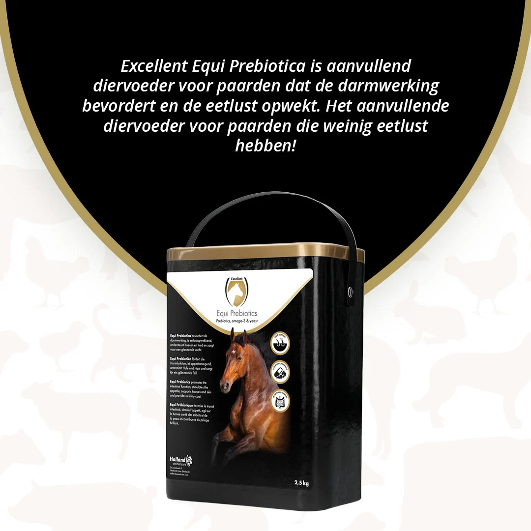 Prebiotika pro koně s omega 3 a kvasnicemi, 2,5 kg – Excellent Horse Prebiotics - Obrázek 2