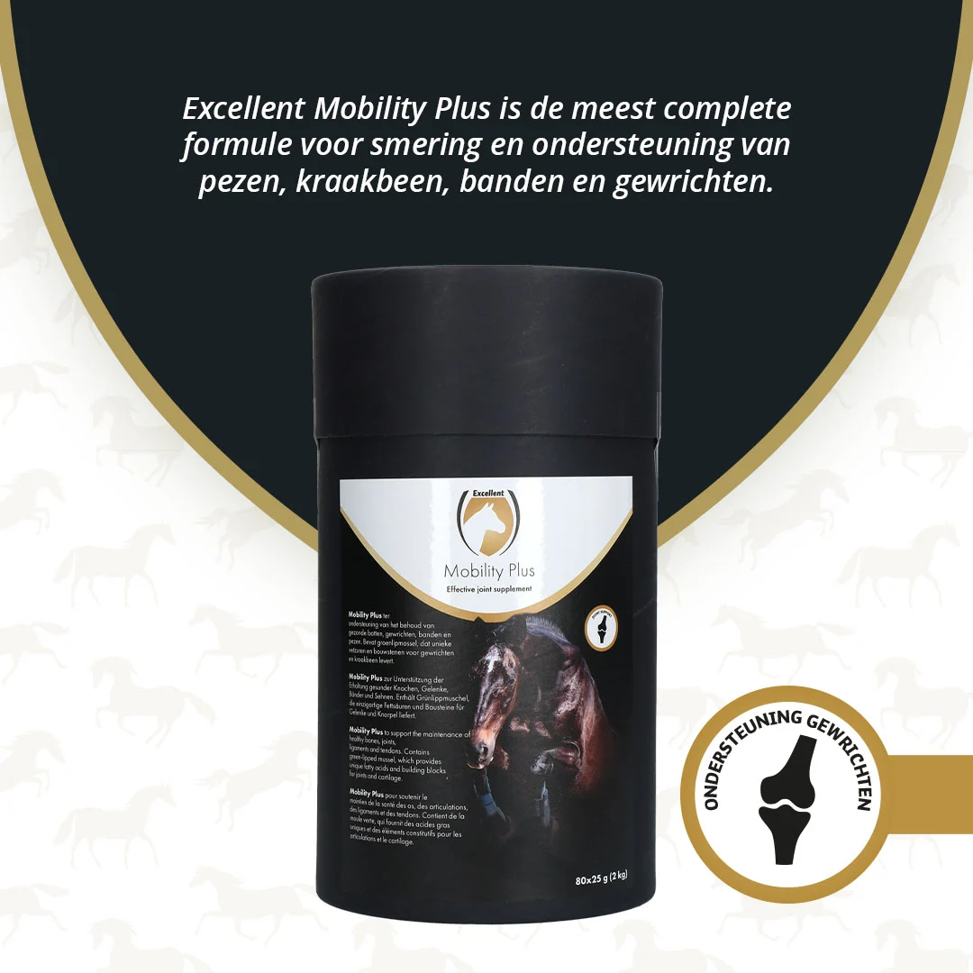 Kloubní doplněk pro koně s MSM a glukosaminem, 2 kg – Excellent Horse Mobility Plus - Obrázek 3