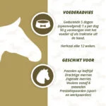Bylinný doplněk krmiva pro koně s česnekem a mátou, 1,5 kg – Excellent Horse Parex - Obrázek 4