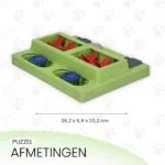 Psí hlavolam na granule a pamlsky s protiskluzovými nožičkami – Eat Slow Live Longer Puzzle Squared - Obrázek 4