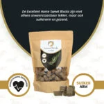 Pamlsky pro koně Eucalyptus, nízkosacharidové, 1 kg – Excellent Horse Sweet Blocks - Obrázek 2
