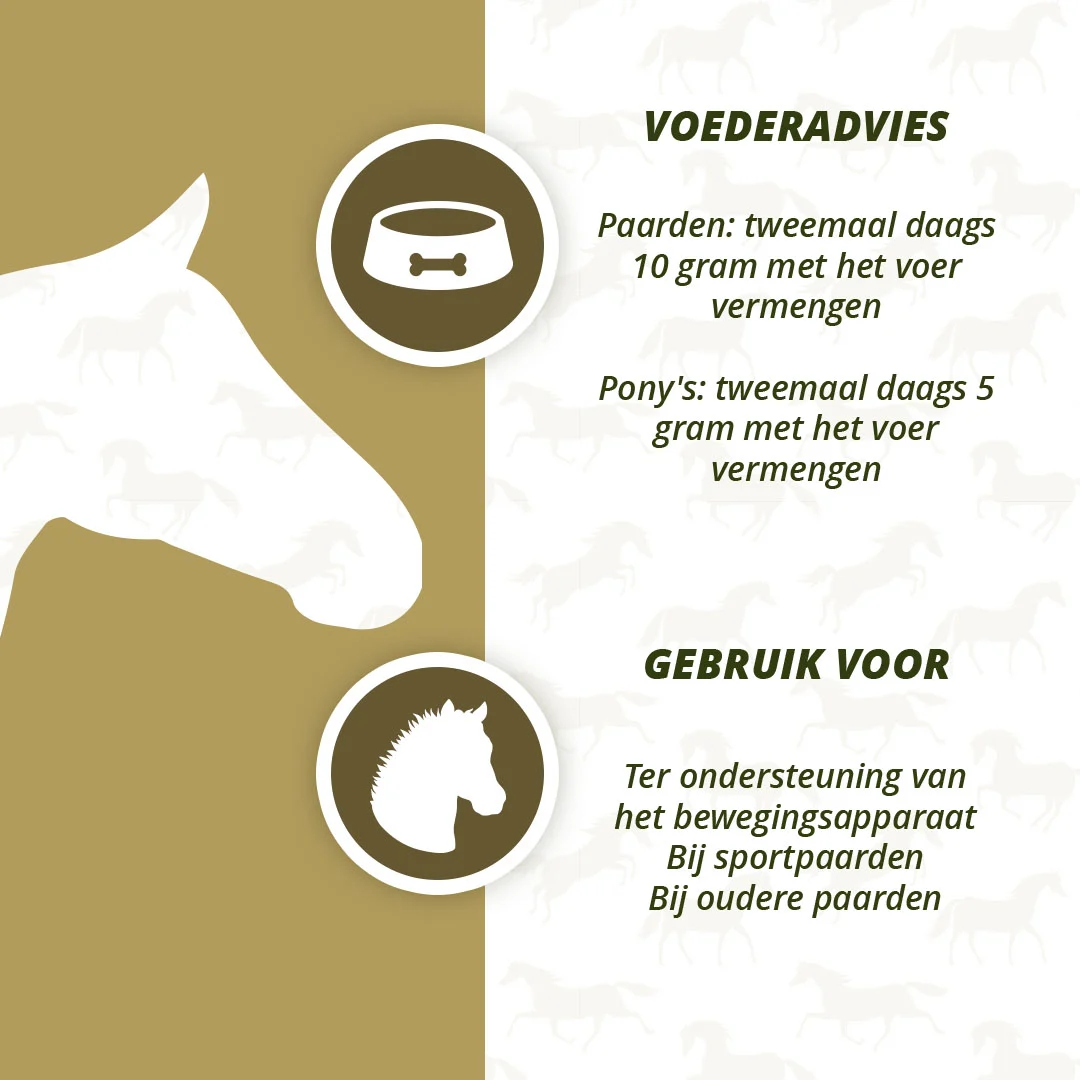 Kloubní doplněk pro koně s MSM a kurkumou, 1 kg – Excellent Horse PureFree - Obrázek 4