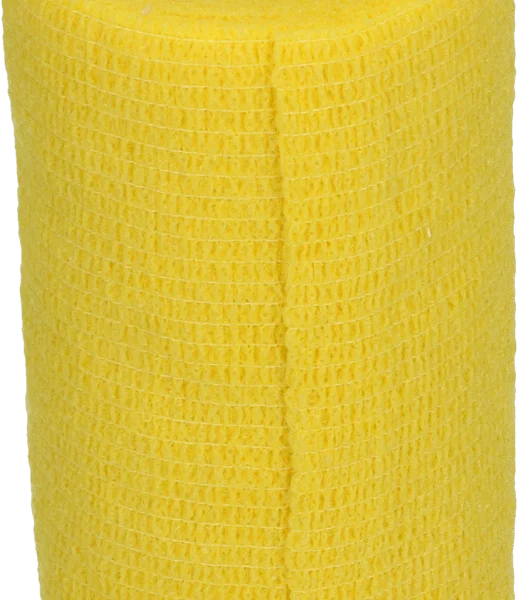 Samolepicí bandáž na nohy a kopyta, 10 cm, žlutá – Excellent Bandage Animal Profi