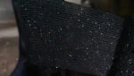 Samodržící obinadlo s třpytkami, 10 cm, černé – Excellent Animal Glitter Bandage Profi - Obrázek 4