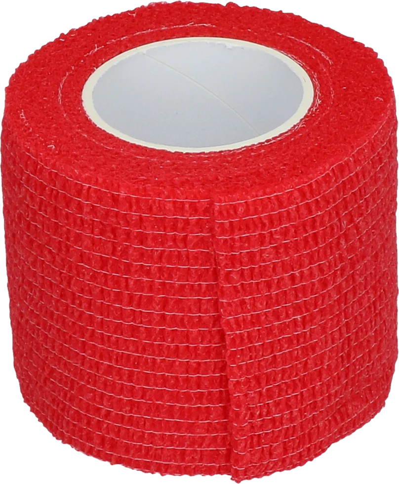 Samolepicí obinadlo 5 cm červené – Excellent Bandage Animal Profi - Obrázek 1