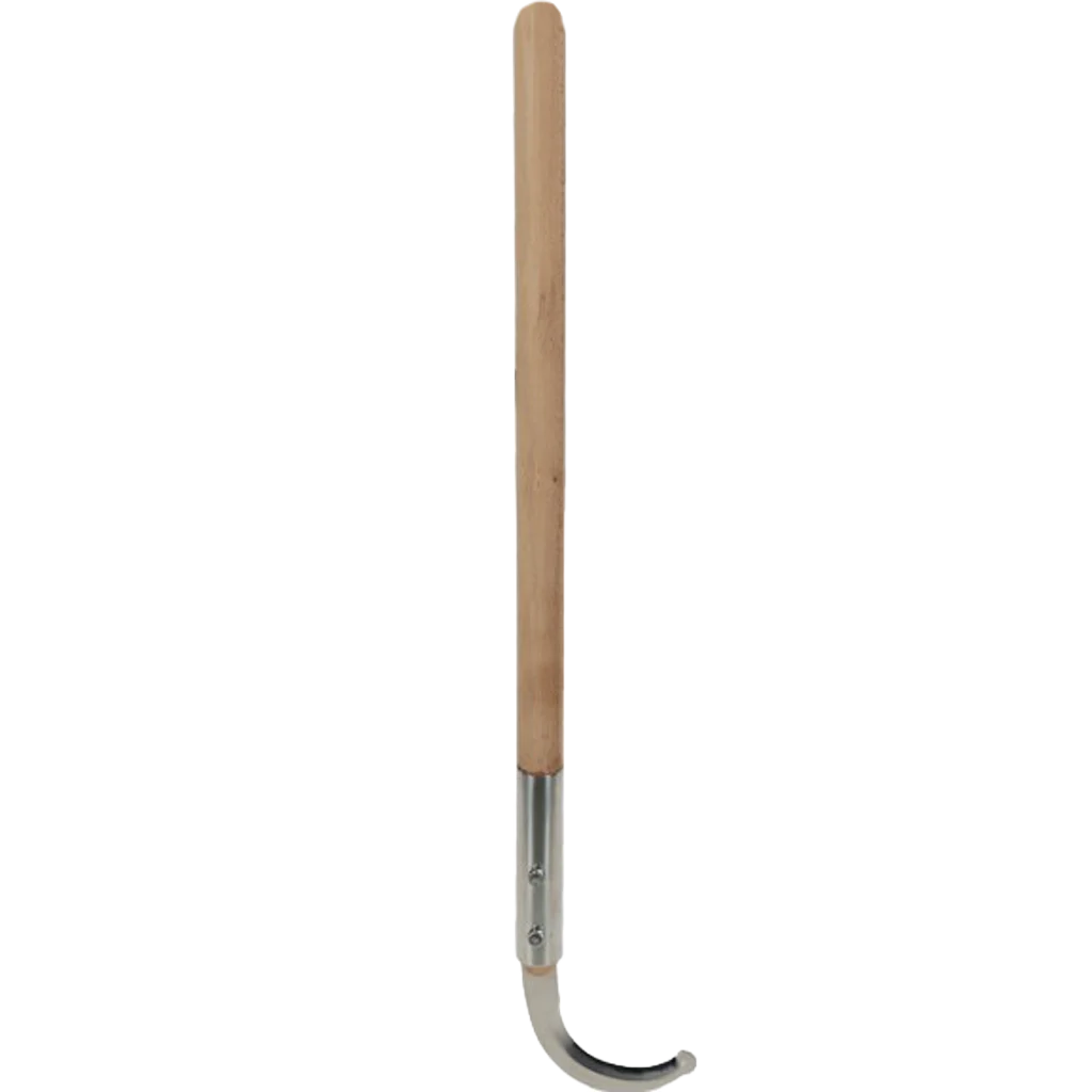 Nůž na obvazy paznehtů s prohnutou čepelí z nerezové oceli, rukojeť 55 cm – Bovi Hoof Care - Obrázek 1