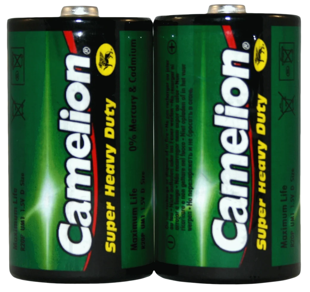 Baterie D 1,5 V, 2 kusy – Camelion - Obrázek 1