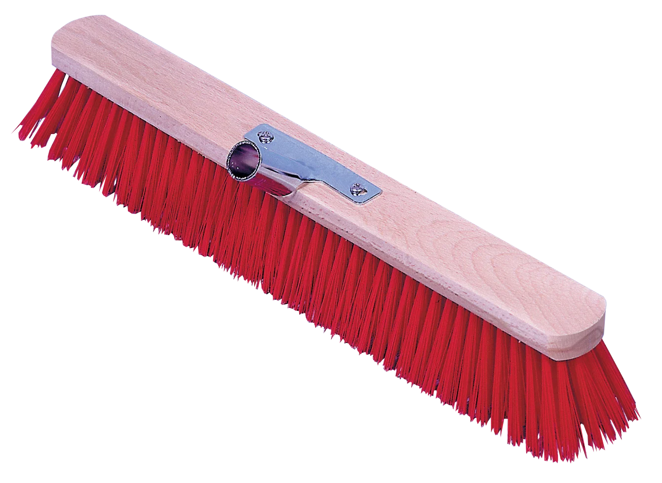 Smeták do stáje Euro Stal s červenými PVC štětinami, 50 cm - Obrázek 1