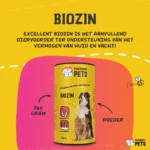 Doplněk pro srst psů a koček s biotinem, 750 g – Excellent Pets Biozin - Obrázek 2