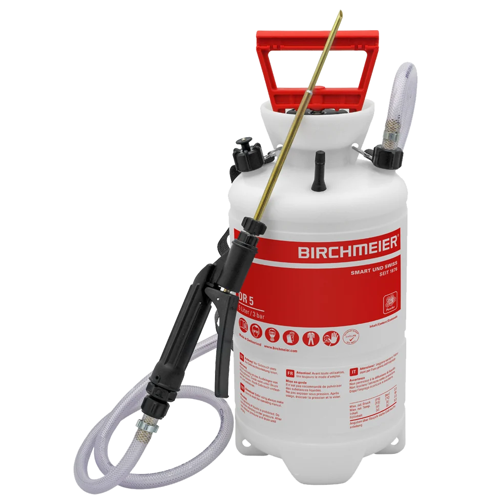 Práškový rozprašovač s ruční pumpou, 5 l – Birchmeier DR5 - Obrázek 1