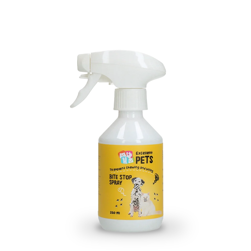 Sprej proti kousání pro psy a kočky s hořkou látkou, 250 ml – Excellent Pets Bite Stop Spray - Obrázek 1