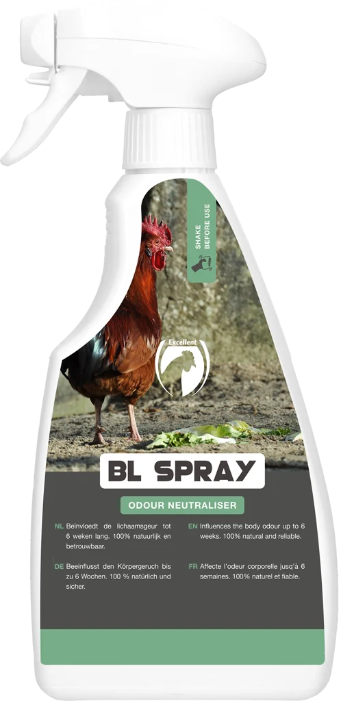 BLOE0501.png Neutralizátor zápachu pro drůbež, sprej 500 ml – Excellent BL Spray - Obrázek 1