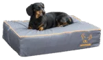 Psí pelíšek s impregnovanou horní stranou a protiskluzovou úpravou, šedý S 65 x 50 cm – Bodyguard Royal Bed
