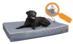 Psí pelíšek s impregnovanou horní stranou a protiskluzovou úpravou, šedý S 65 x 50 cm – Bodyguard Royal Bed - Obrázek 2