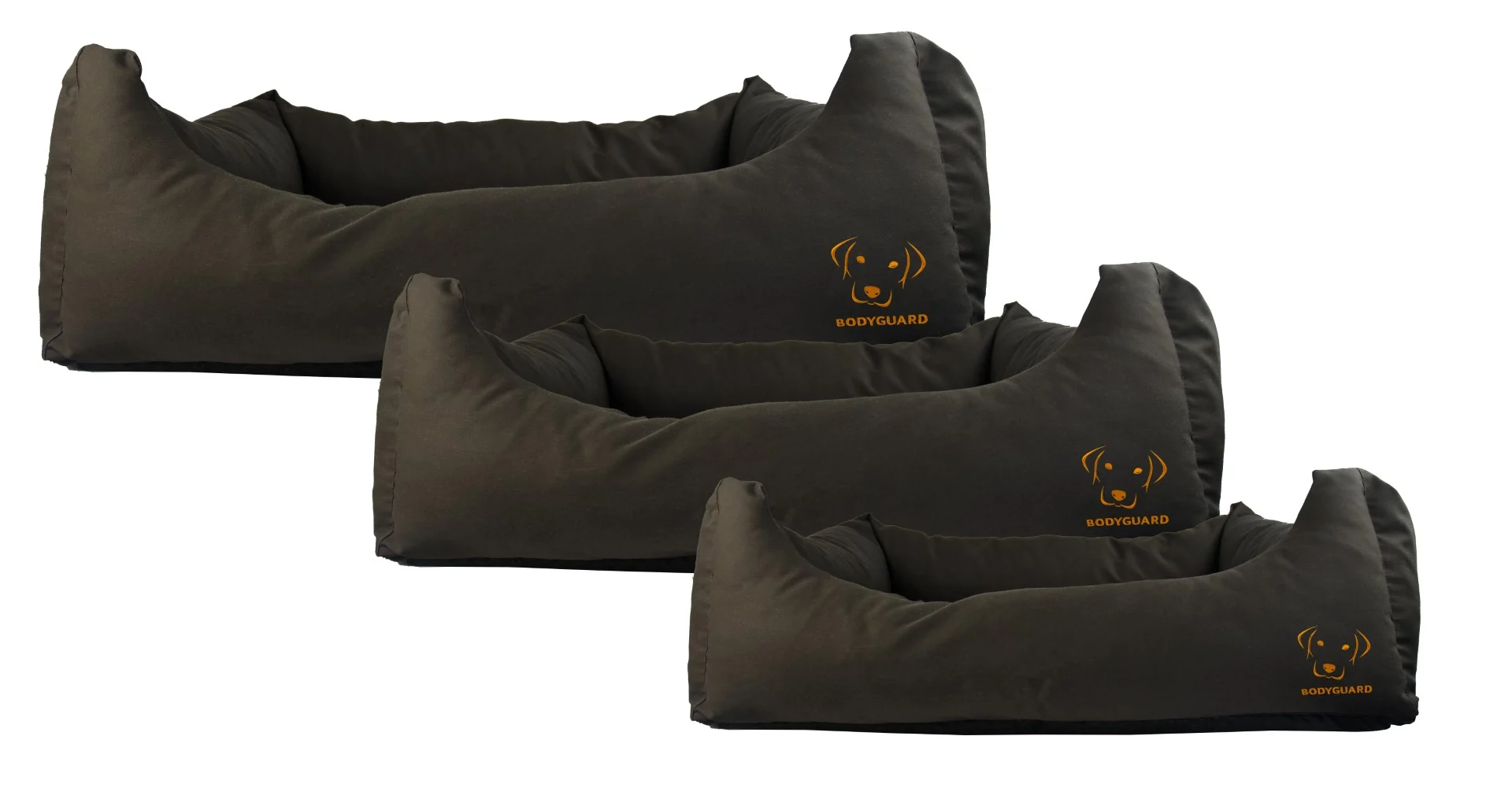 Pelíšek pro psy s impregnovanou horní stranou a protiskluzovou úpravou, černý S 65 x 55 cm – Bodyguard Sofa Bed - Obrázek 3