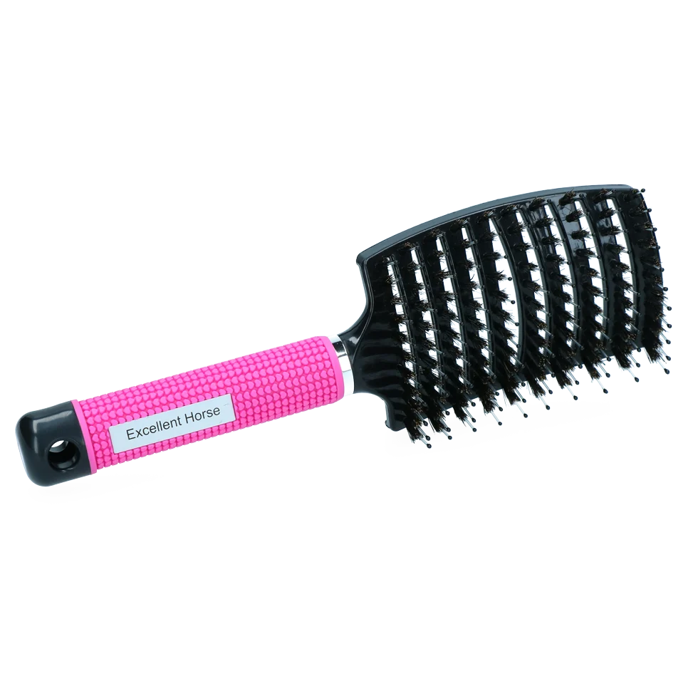Kartáč na rozčesávání hřívy, 24,5 cm, růžový – Excellent Horse Supreme Brush - Obrázek 3