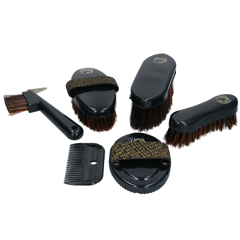 Čisticí sada pro mladé jezdce s batohem, 200 gumiček – Excellent Horse Grooming Set Junior - Obrázek 5
