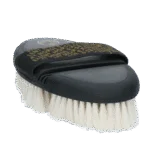 Jemný kartáč na koně s kozími štětinami a pružnou horní částí – Excellent Horse Flexi Brush Shine