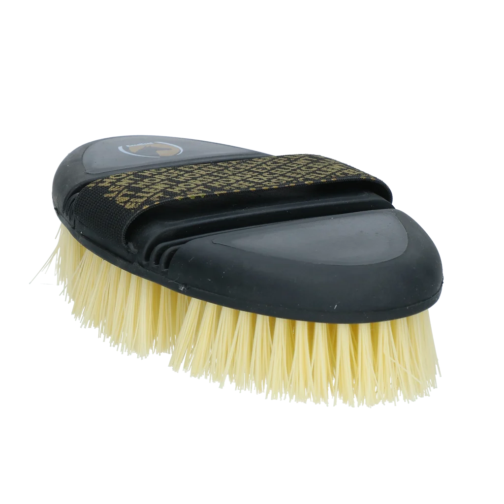 Tvrdý kartáč na koně s flexibilní horní stranou – Excellent Horse Flexi Brush Scrub - Obrázek 1