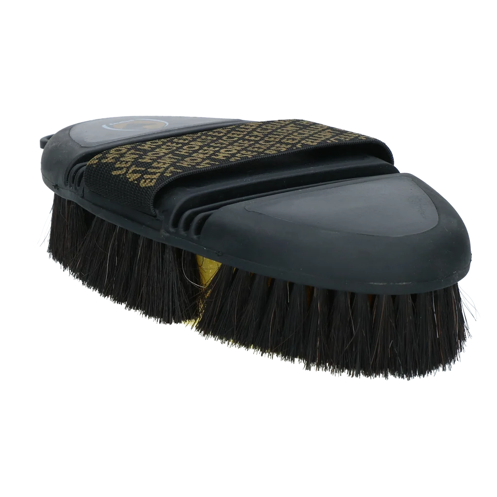 BORS0006G.png Mycí houba s kartáčem pro koně a pružnou horní stranou – Excellent Horse Flexi Brush Sponge - Obrázek 1