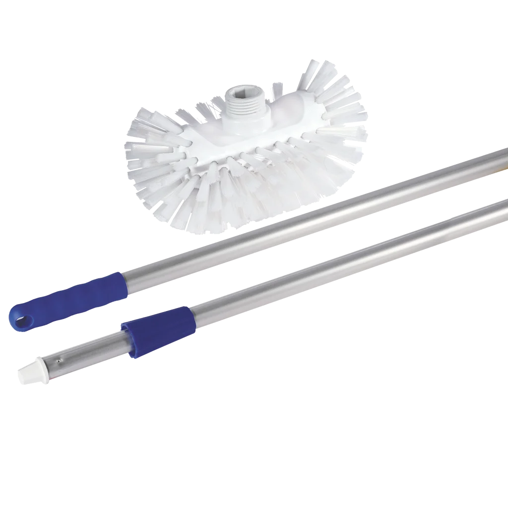 Kartáč na mléčné tanky s hliníkovou násadou, 20 cm – Bürsten Walter Hygiene 1A Melktank Set - Obrázek 1