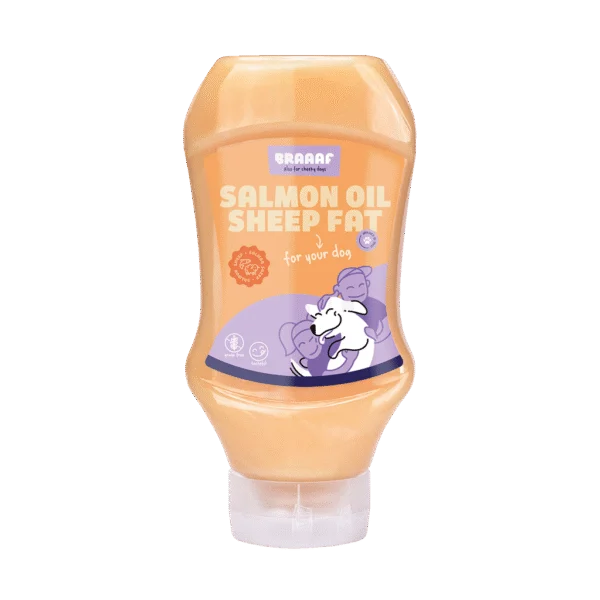 Krmná omáčka s lososovým olejem a skopovým tukem, 500 ml – Braaaf Dog Food Sauce