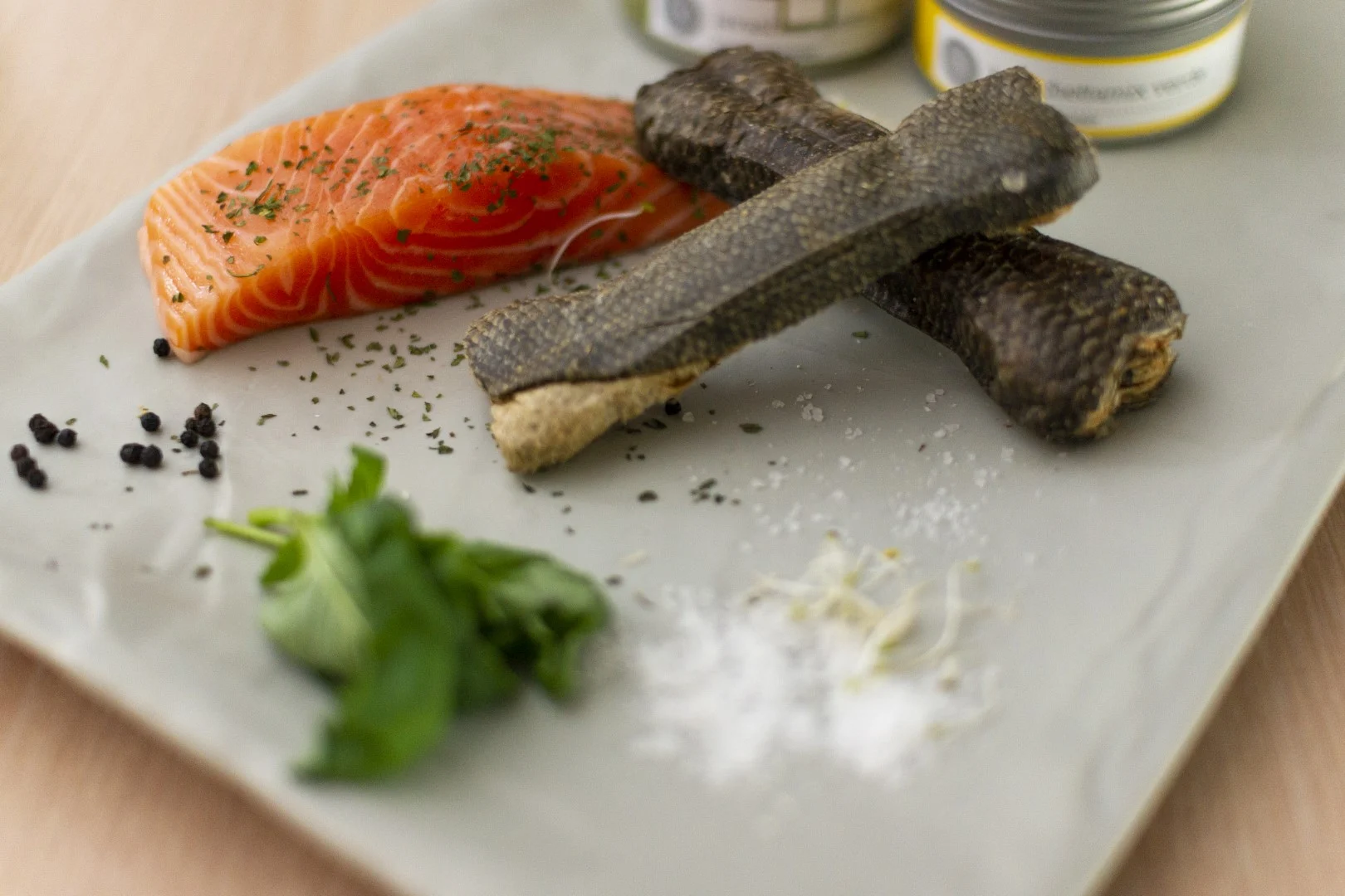 Žvýkací pamlsek z lososa, 12 cm – Braaaf Seafood Fish Bone - Obrázek 4