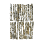 Žvýkací tyčinky z lososa, sušené vzduchem, 12 cm, 175 g – Braaaf Seafood Zalm Roll Sticks - Obrázek 3