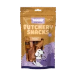 Žvýkací pamlsek z hovězí kůže z hlavy v kouscích pro psy, 150 g – Braaaf Butchery