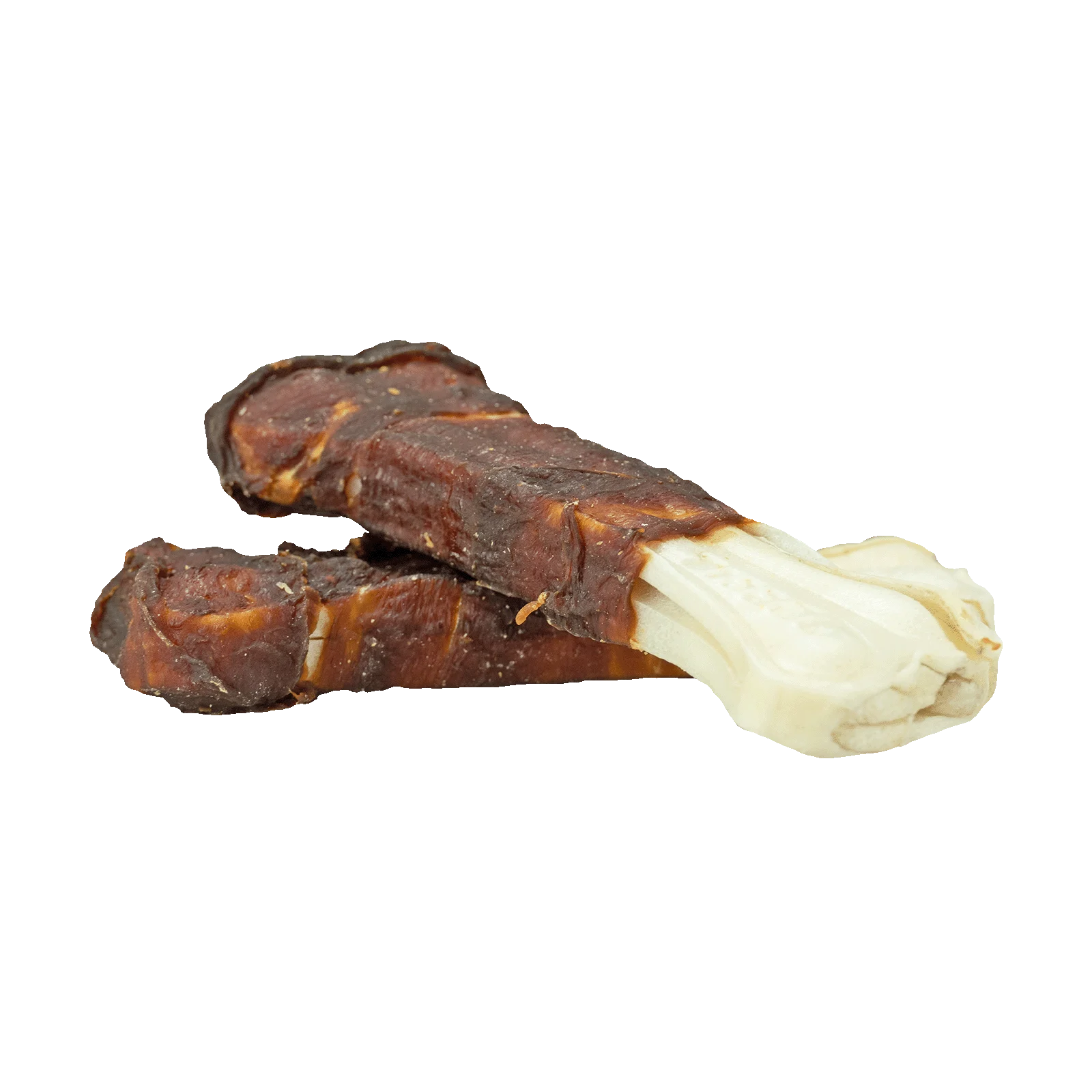 Lisovaná žvýkací kost s kachním masem, 12,5 cm, 2 kusy – Braaaf Rawhide Pressed Bone - Obrázek 2