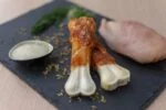 Lisovaná žvýkací kost s kuřecím masem, 12,5 cm, 2 kusy – Braaaf Rawhide Pressed Bone - Obrázek 4