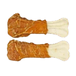 Lisovaná žvýkací kost s kuřecím masem, 12,5 cm, 2 kusy – Braaaf Rawhide Pressed Bone - Obrázek 3