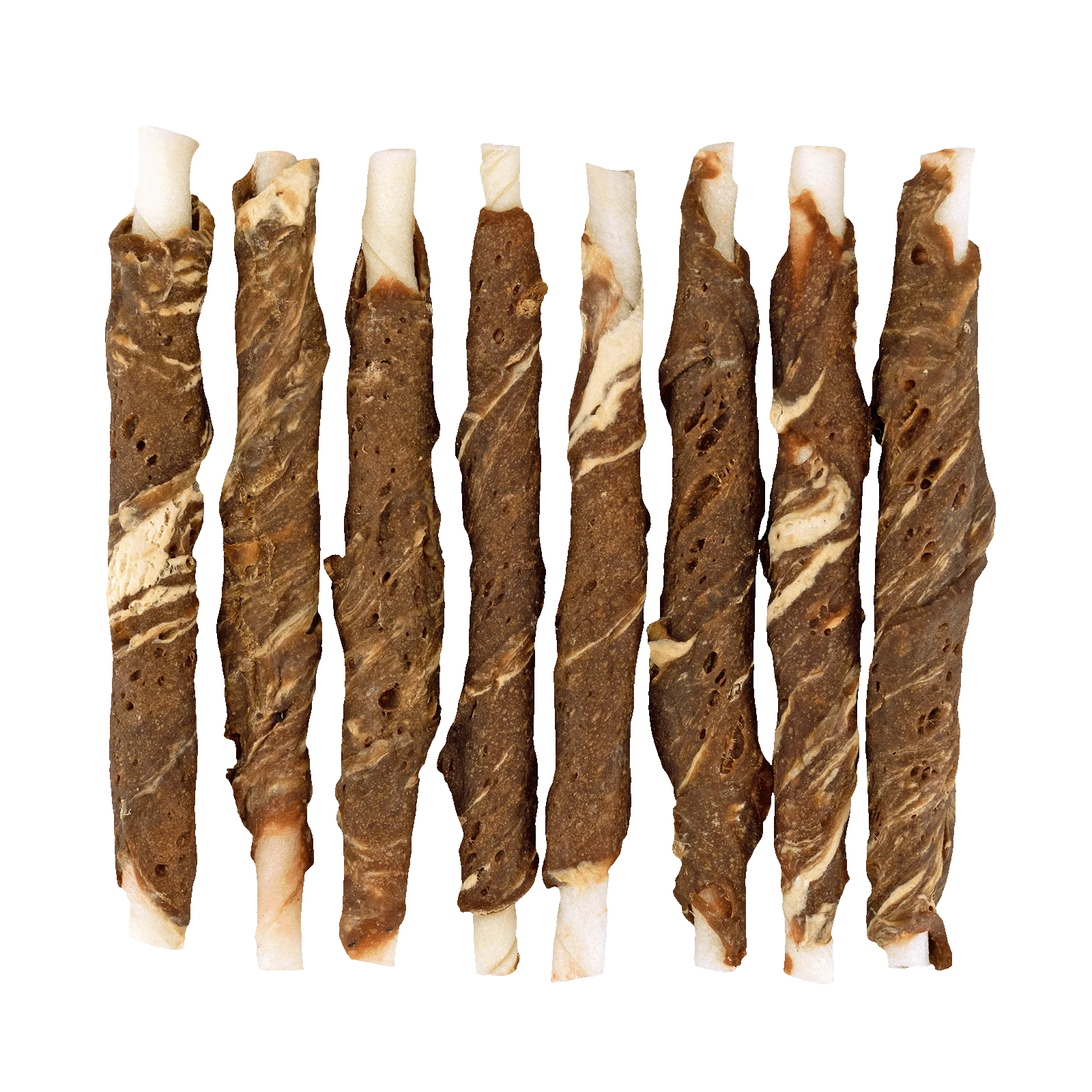 Žvýkací tyčinky s jehněčím a rybou, 8 kusů – Braaaf Rawhide Roll Sticks - Obrázek 2
