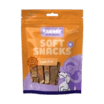 Měkké psí pamlsky s jehněčím a rybou, bez obilovin, 85 g – Braaaf Soft Snack Slices
