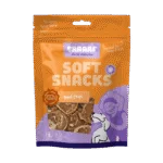 Pamlsek pro psy ve tvaru chipsů s hovězím a rybou, bez obilovin, 85 g – Braaaf Soft Snack Chips