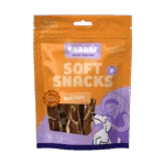 Pamlsek pro psy ve tvaru filetu s hovězím a rybou, bez obilovin, 85 g – Braaaf Soft Snack Filet