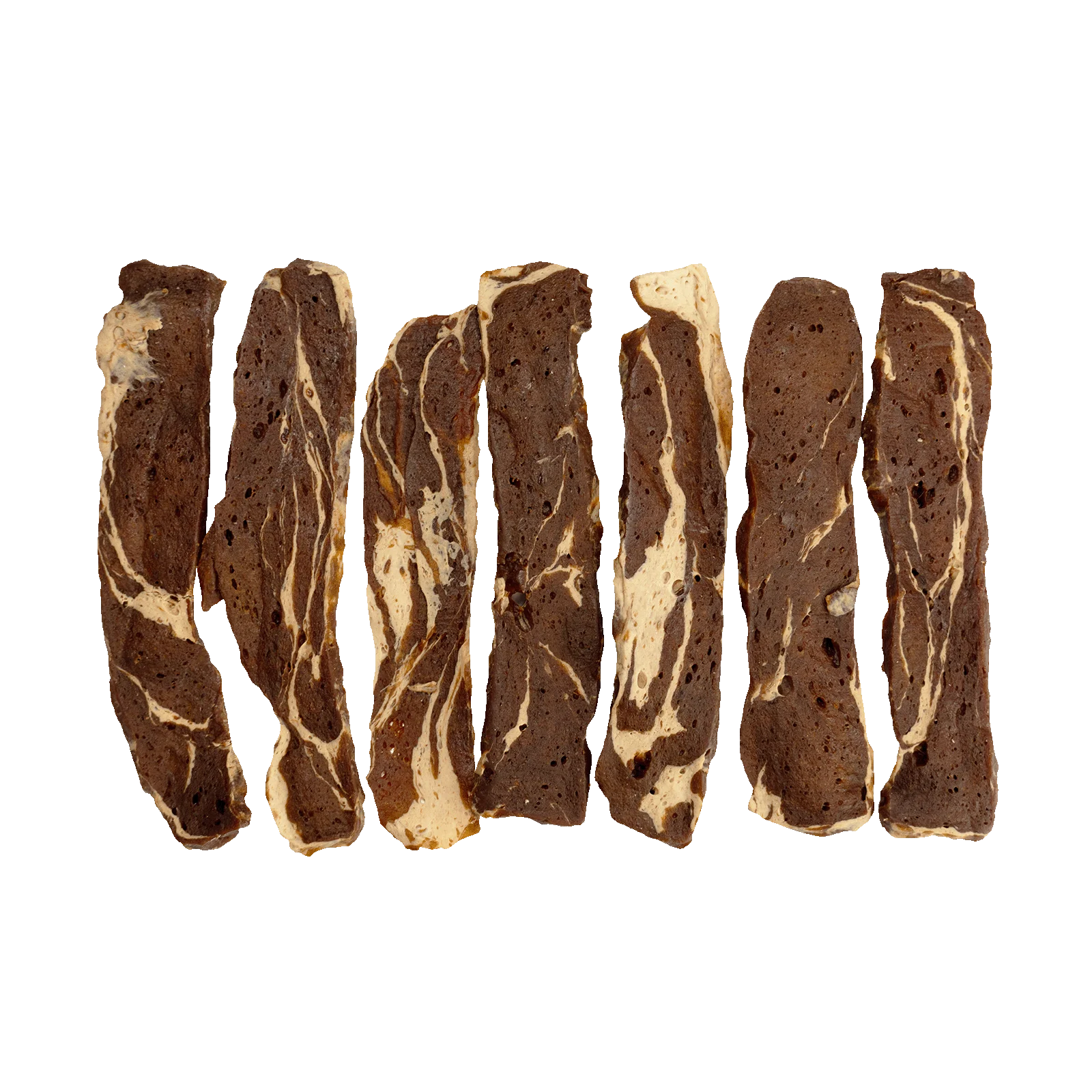 Pamlsek pro psy ve tvaru filetu s hovězím a rybou, bez obilovin, 85 g – Braaaf Soft Snack Filet - Obrázek 3