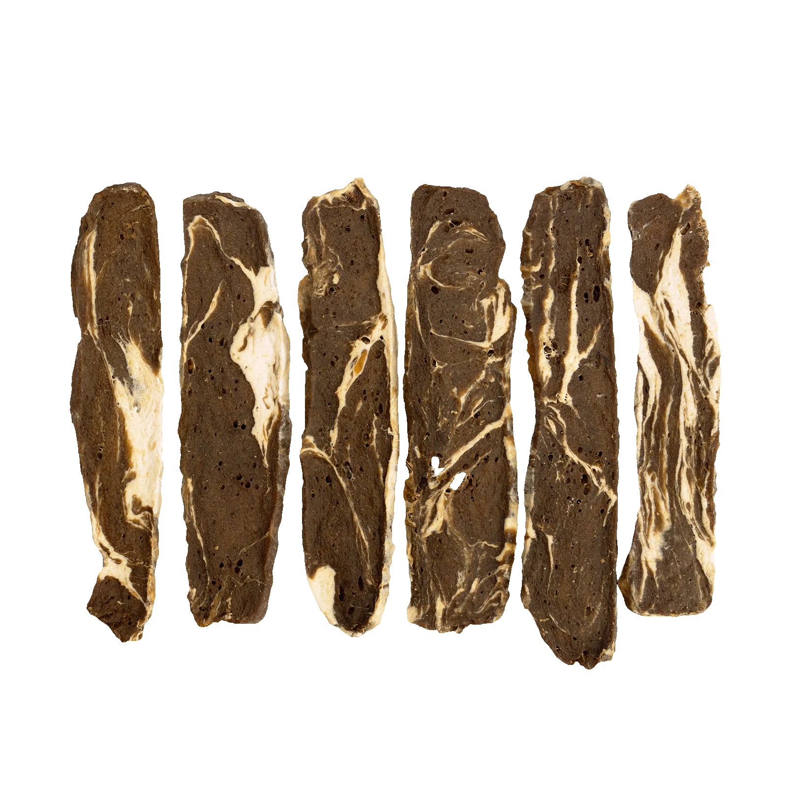 Pamlsek pro psy ve tvaru filetů s jehněčím masem a rybami, bez obilovin, 85 g – Braaaf Soft Snack Filet - Obrázek 2