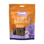 Proužky pro psy s kachním masem, bez obilovin, 85 g – Braaaf Soft Snack kachní proužky