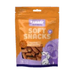 Psí pamlsky v proužcích s tuňákem, dýní a celerem, 85 g – Braaaf Soft Snack