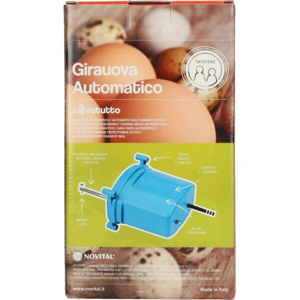 Automatický otáčecí mechanismus pro líhně, 215 x 88 mm – Covatutto