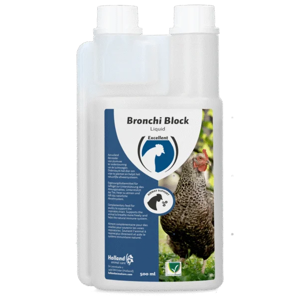 Doplňkové krmivo pro drůbež Bronchi Block s eukalyptem, 500 ml