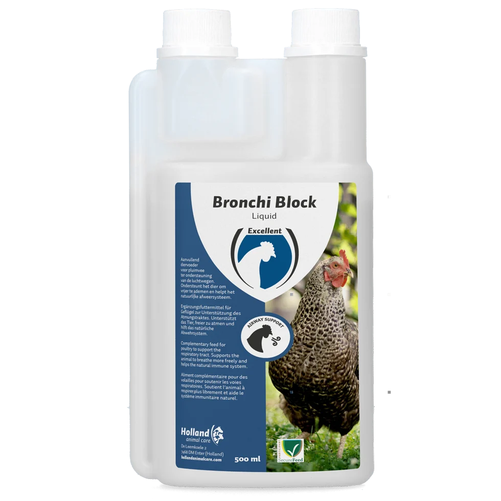 Doplňkové krmivo pro drůbež Bronchi Block s eukalyptem, 500 ml - Obrázek 1