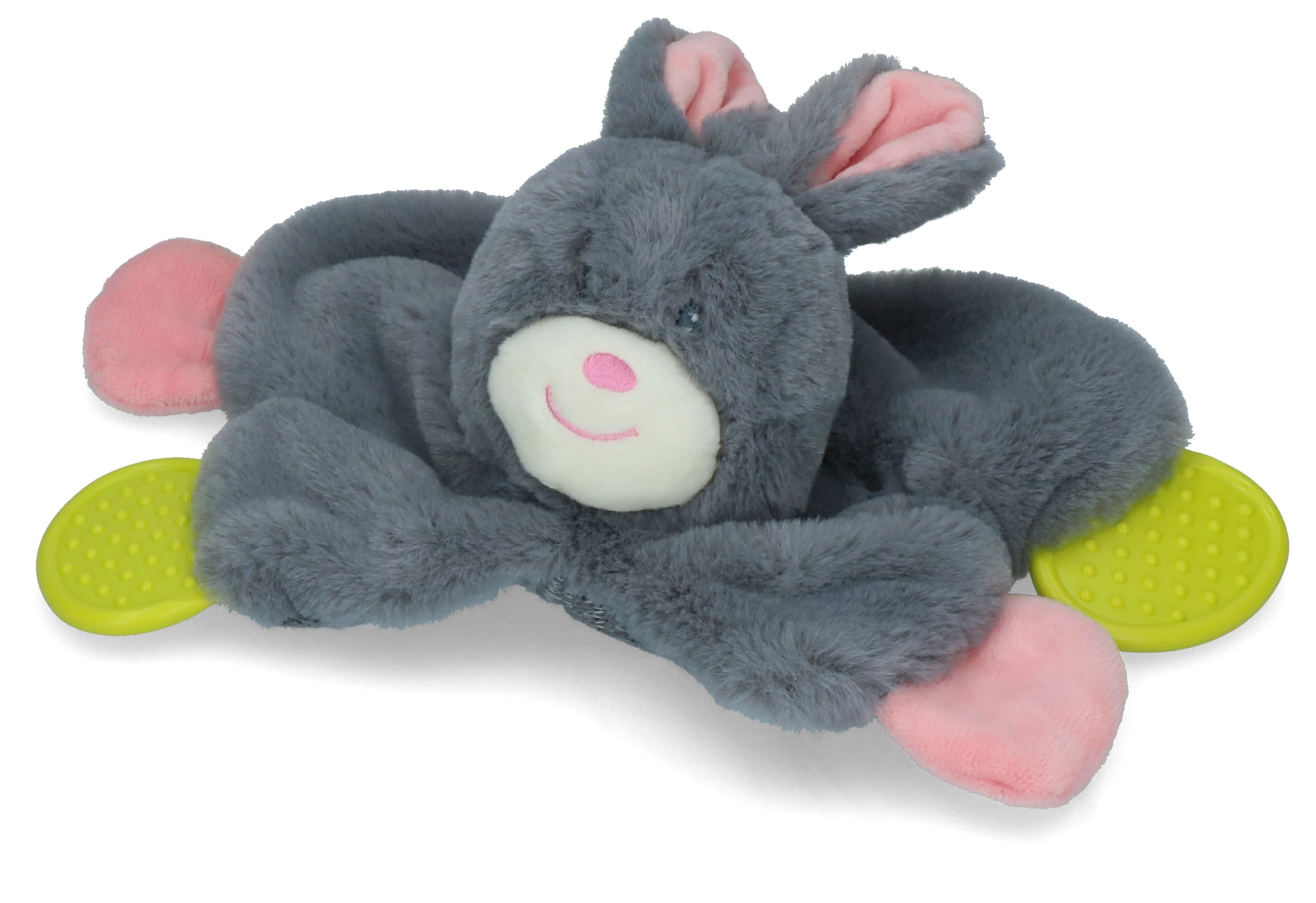Plyšový králíček pro psy s pískátkem pro štěňata – Bunny Puppy Crunchy Chew - Obrázek 4