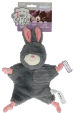 Plyšový králíček pro psy s pískátkem – Bunny Puppy Crunchy Knot