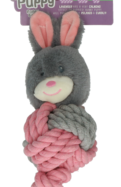 Míč pro psy – Bunny Puppy Ropey Ball