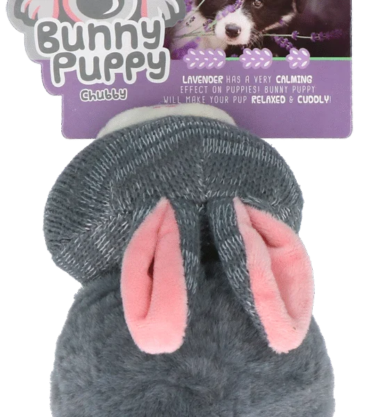 Plyšový králíček pro psy s pískátkem – Bunny Puppy Chubby