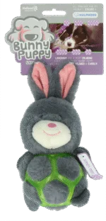 Plyšový zajíc pro psy s pískátkem – Bunny Puppy Strappy