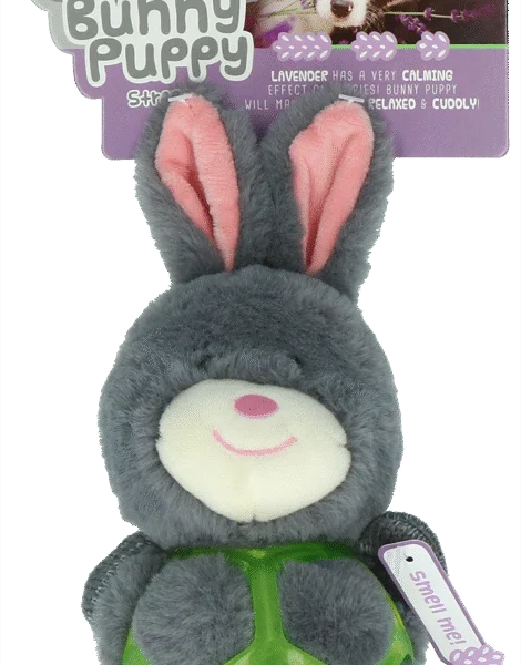 Plyšový zajíc pro psy s pískátkem – Bunny Puppy Strappy