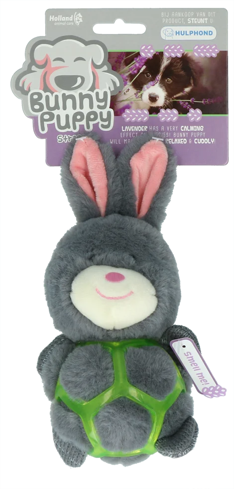 Plyšový zajíc pro psy s pískátkem – Bunny Puppy Strappy - Obrázek 1